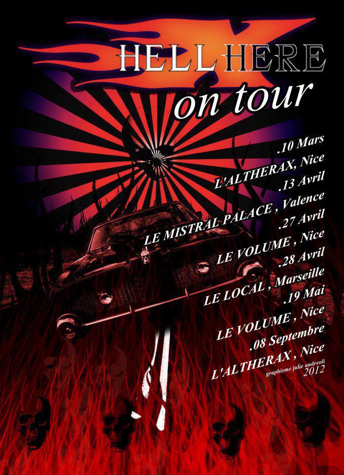 Tour 2012 - Visual by Julie Andreoli